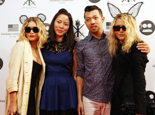 Style Stalker: Mary Kate & Ashley Olsen @ Opening Ceremony Tokyo