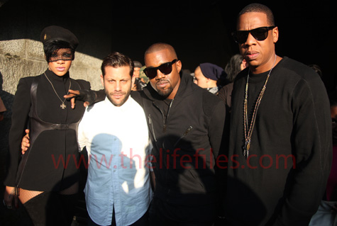 Rihanna, Jay Z & Kanye West Run This Town Video Pics