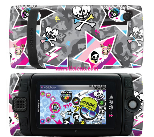 T Mobile Sidekick LX 2009 Tokidoki Skins