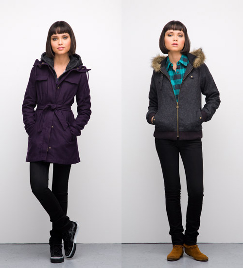  Girls goes back to basics with a simple and clean collection of jackets, 