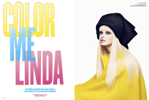 Linda Evangelista in V Magazine Issue #61