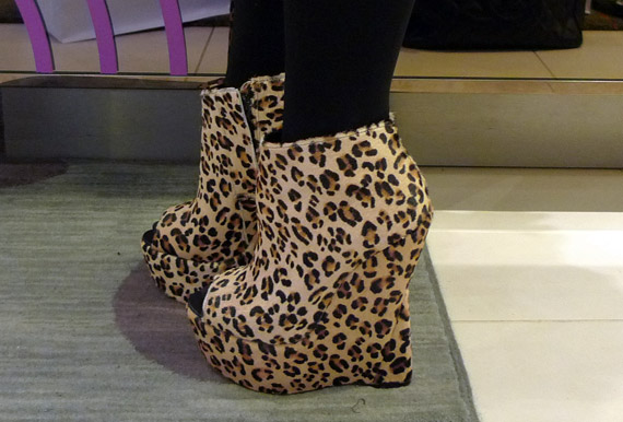 Ashish for Topshop Leopard Wedge