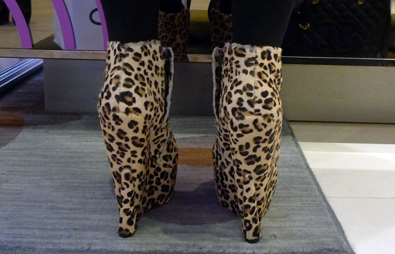 Ashish for Topshop Leopard Wedge
