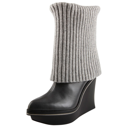 Alice + Olivia for Payless Park Sweater Wedge Boot