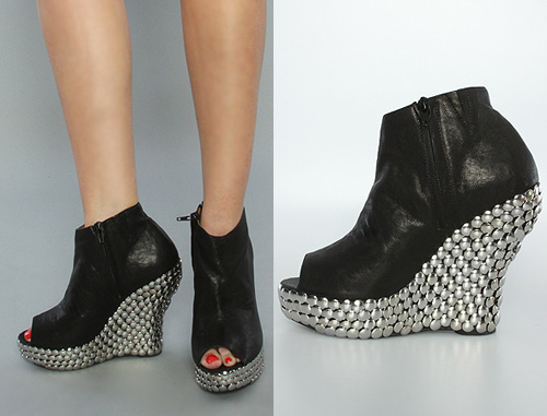 Jeffrey Campbell Tick Peep Toe Wedge @ Karmaloop