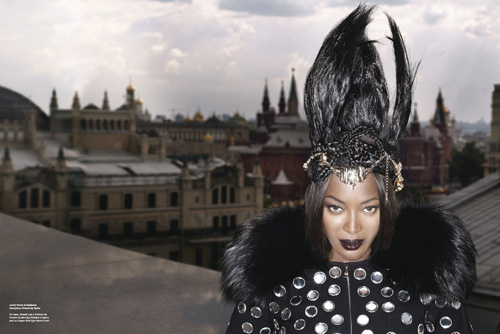 Naomi Campbell in V Magazine Issue #61