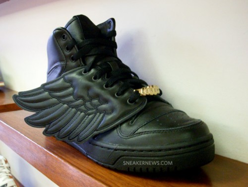 Jeremy Scott x adidas – JS Wings – Metallic Silver + Black – Available