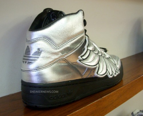 Jeremy Scott x adidas – JS Wings – Metallic Silver + Black – Available
