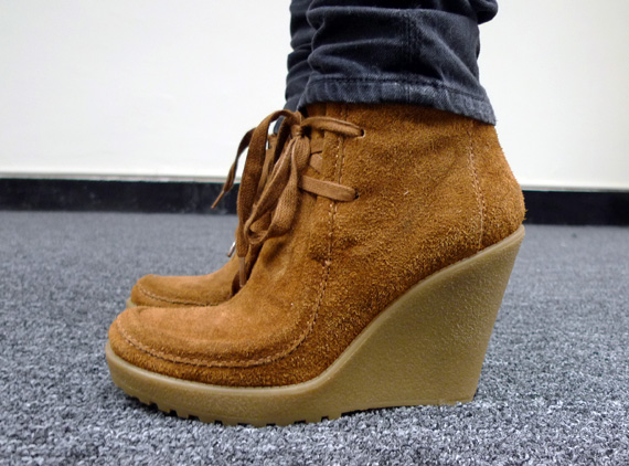 Nine West Vintage America Jurra Suede Wedge Bootie