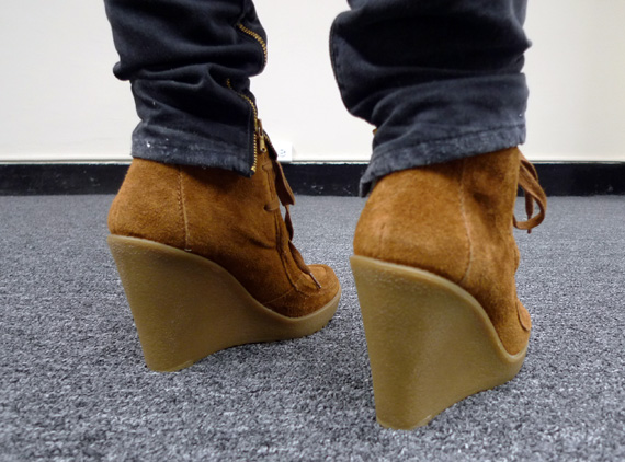 Nine West Vintage America Jurra Suede Wedge Bootie