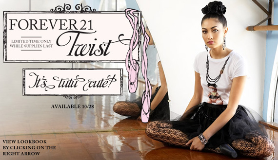 Forever 21 Twist Ballerina Collection Look Book