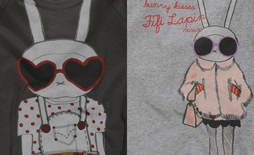 fifi-lapin-x-f21-02 Limited Edition Fifi Lapin x Forever 21 Raglan Tees