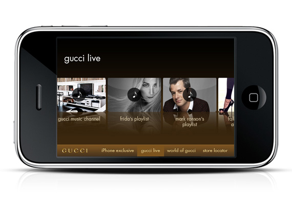 Gucci App for iPhone and iPod Touch