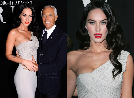 WWD reports that Giorgio Armani tapped Megan Fox to feature in the new 