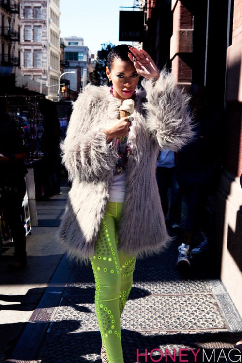 Solange Knowles Exclusive Photo Shoot + Interview on Honey Mag