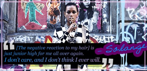 Solange Knowles Exclusive Photo Shoot + Interview on Honey Mag