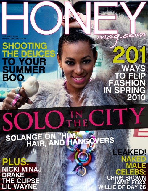 Solange Knowles Exclusive Photo Shoot + Interview on Honey Mag