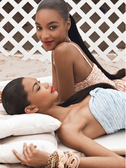 Chanel Iman & Jourdan Dunn Covers Teen Vogue November 2009