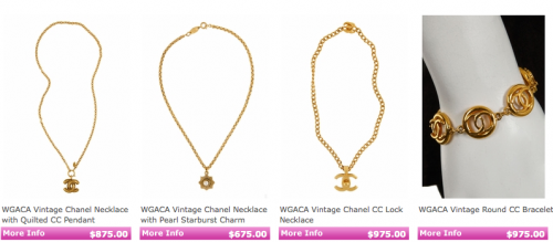 WGACA Vintage Chanel Accessories at Singer22