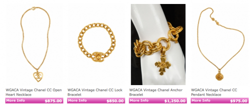 WGACA Vintage Chanel Accessories at Singer22