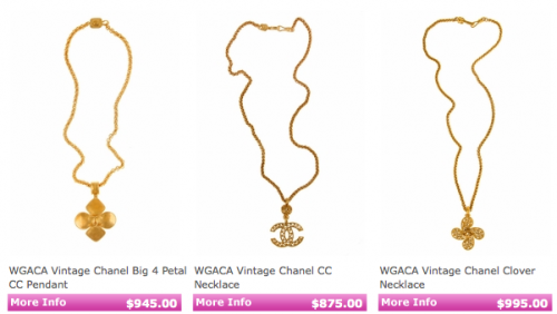 WGACA Vintage Chanel Accessories at Singer22