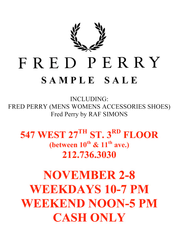 FP-NOV-09-SAMPLE-SALE NYC Sample Sales: November 2009