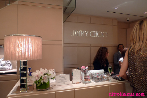 Jimmy Choos Project PEP for Elton John Foundation Launch Party