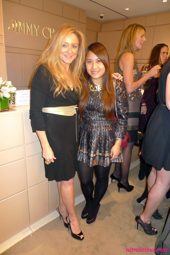 Jimmy Choos Project PEP for Elton John Foundation Launch Party