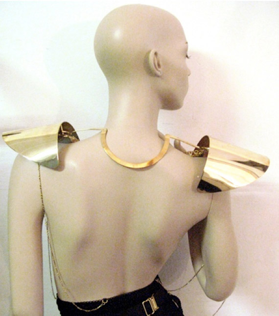 Golden Shoulder Blades by Bijules