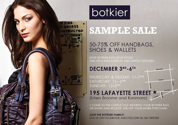 botkier-ss Events + Sample Sales December 2009