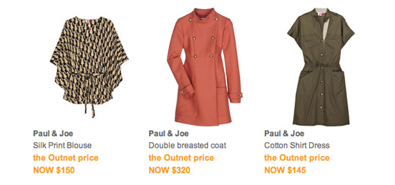 Paul & Joe for theOutnet
