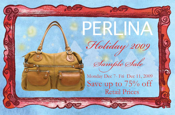 perlina-ss Events + Sample Sales December 2009