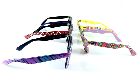 Maya Hayuk x Ray Ban Wayfarers for Sunglass Hut