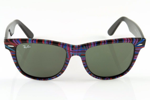 Maya Hayuk x Ray Ban Wayfarers for Sunglass Hut