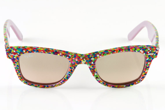 Maya Hayuk x Ray Ban Wayfarers for Sunglass Hut