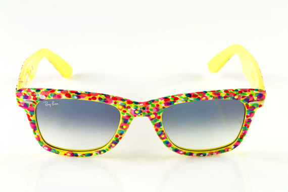 Maya Hayuk x Ray Ban Wayfarers for Sunglass Hut