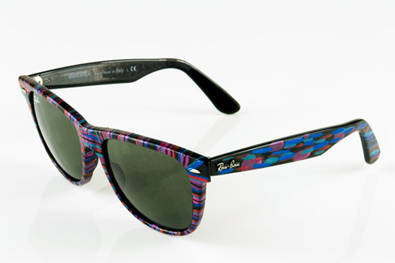Maya Hayuk x Ray Ban Wayfarers for Sunglass Hut