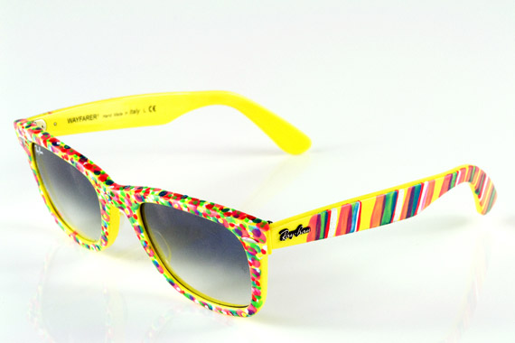 Maya Hayuk x Ray Ban Wayfarers for Sunglass Hut