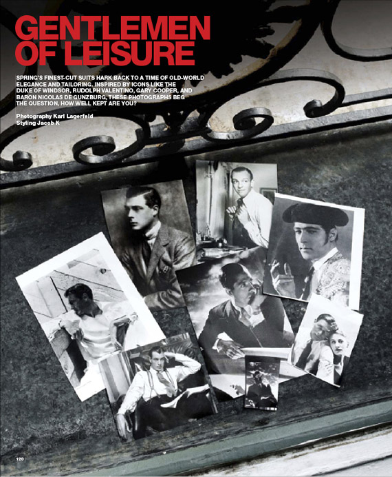 Karl Lagerfeld for VMAN Issue #16
