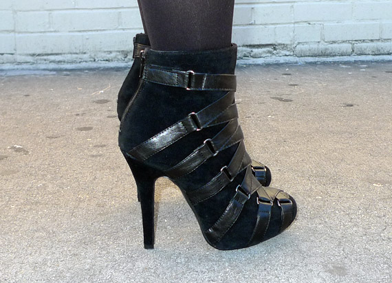 Forever 21 Criss Cross Suedette Boot