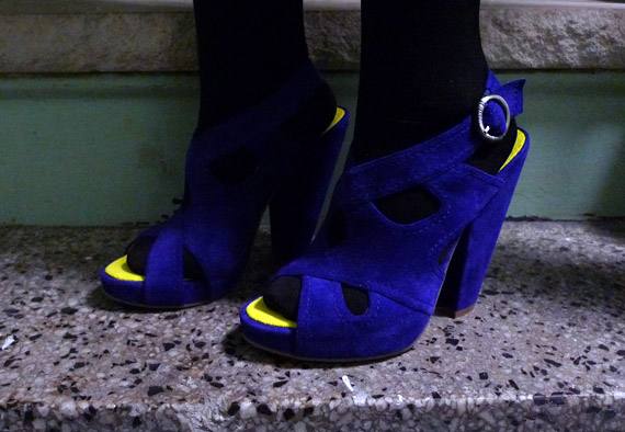 KensieGirl Natalie Suede Cut Out Sandal