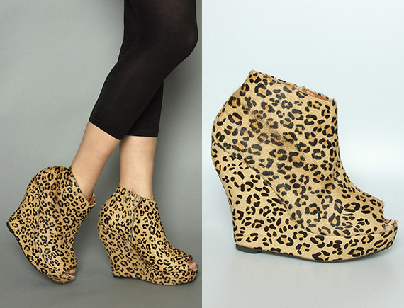 Jeffrey Campbell Cheetah Tick Wedge