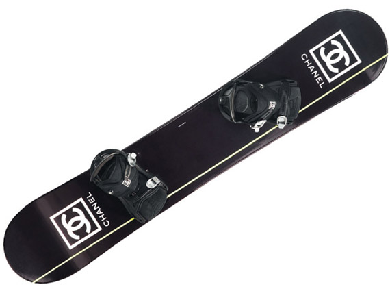 chanel-snowboard-02. Chanels Ultra Chic Sporting Goods.