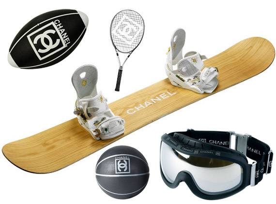 Come on who can resist a Chanel football basketball snowboard goggles 