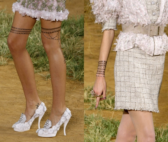 Chanel Launching Transfer Tattoos