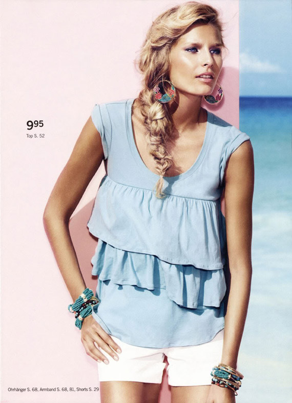 H&M Spring 2010 Catalogue ft. Hana Soukupova