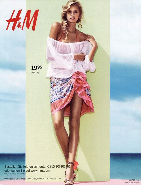 H&M Spring 2010 Catalogue ft. Hana Soukupova