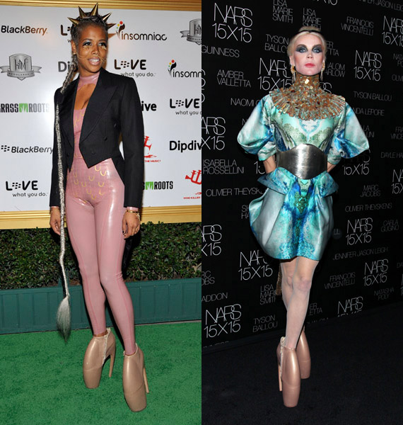 Lady Gaga vs Daphne Guinness vs Kelis in Alexander McQueen Shoes