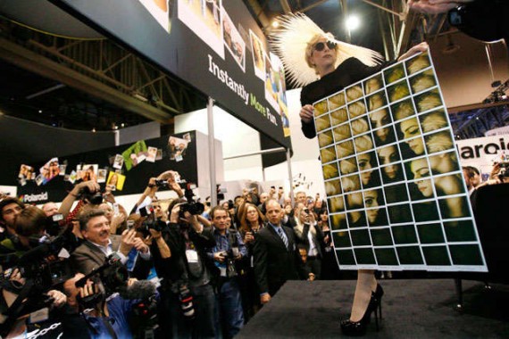 Last year at CES Polaroid announced that my fave Lady Gaga is the new 