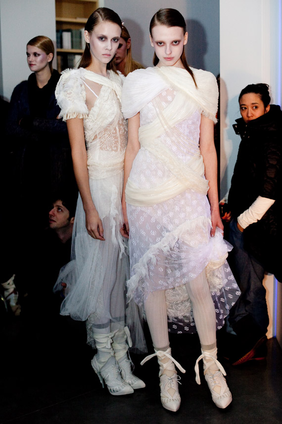 Rodarte Fall 2010 Collection   Backstage + Celebrities